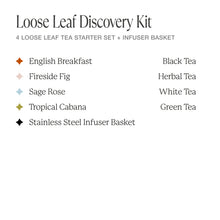 Load image into Gallery viewer, Loose Leaf Discovery Kit | Tea Starter Set