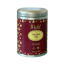 Load image into Gallery viewer, Fireside Fig Holiday-Themed Tin | 15 Compostable Tea Sachets