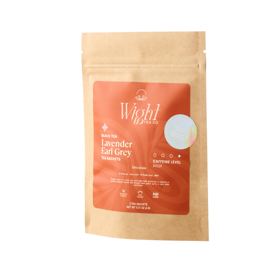 Lavender Earl Grey Tea Bags | Compostable Sachets
