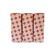 Load image into Gallery viewer, English Breakfast holiday tea box, alternate view of three boxes, side-by-side, side-view of the starry box pattern.

