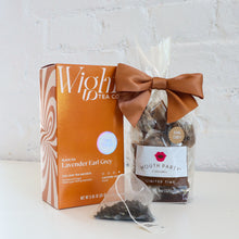 Load image into Gallery viewer, Earl Grey Tea &amp; Caramel Gift Bundle (Compostable Tea Bags) | Wight Tea Co. x Mouth Party
