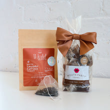Load image into Gallery viewer, Earl Grey Tea &amp; Caramel Gift Bundle (Compostable Tea Bags) | Wight Tea Co. x Mouth Party
